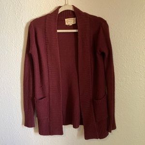 Maroon cardigains